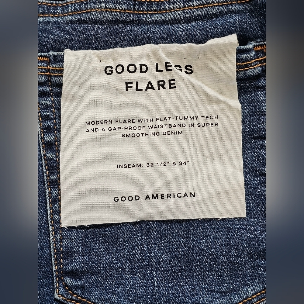 Good American Women's Good Legs Flare, Size 12/31 New With Tags - Picture 8 of 11